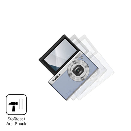 2x Screen Protector for Yashica Tank Compact Flexible Glass 9H dipos
