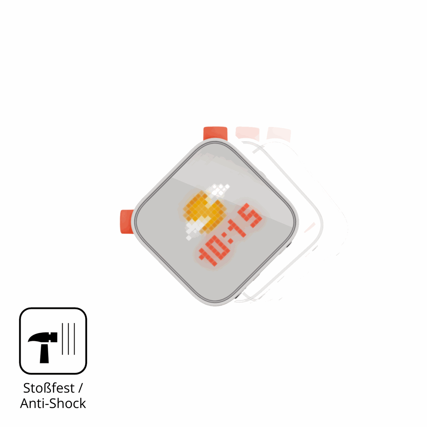 Schutz gegen Kratzer auf dem Yoto Player 3. Gen Glas durch Schlüssel, Stöße gegen die Tischkante oder Stürze