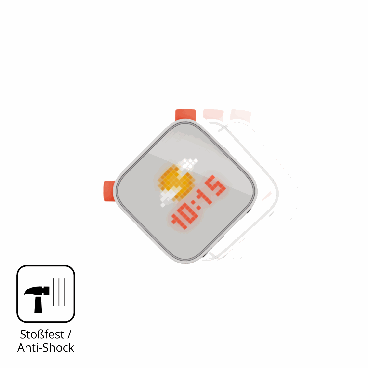 Schutz gegen Kratzer auf dem Yoto Player 3. Gen Glas durch Schlüssel, Stöße gegen die Tischkante oder Stürze