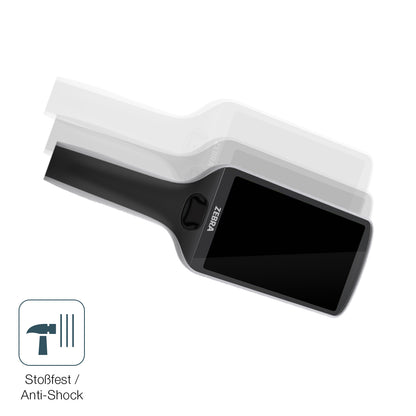 Schutz gegen Kratzer auf dem Zebra PS30 Glas durch Schlüssel, Stöße gegen die Tischkante oder Stürze