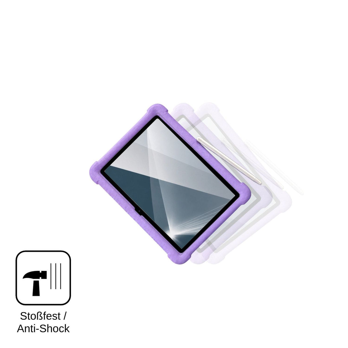 2x Screen Protector for ZONKO Kinder Tablet 10 Flexible Glass 9H dipos