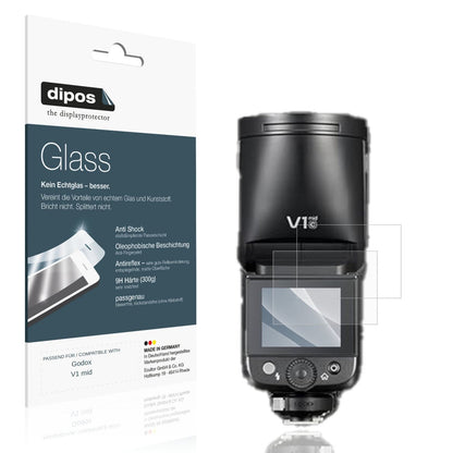 2x Screen Protector for Godox V1 mid matte Flexible Glass 9H dipos