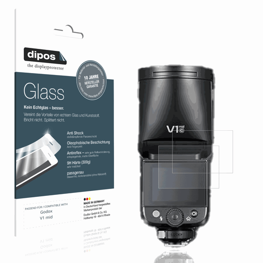 2x Screen Protector for Godox V1 mid matte Flexible Glass 9H dipos