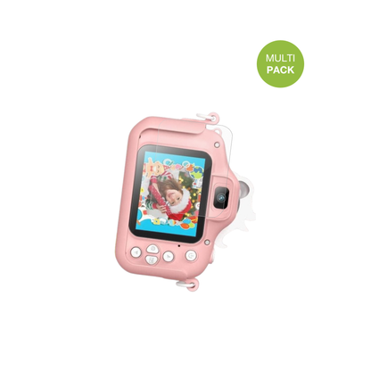 GofunlyX1 Kinder Kamera 2 Zoll mit aufgebrachter dipos Displayschutzfolie, die lästige Fingerabdrücke minimiert