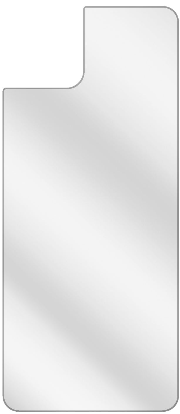 dipos Displayschutz für Google Pixel 4 Rückseite, transparente Oberfläche, geringe Dicke und perfekte Passform