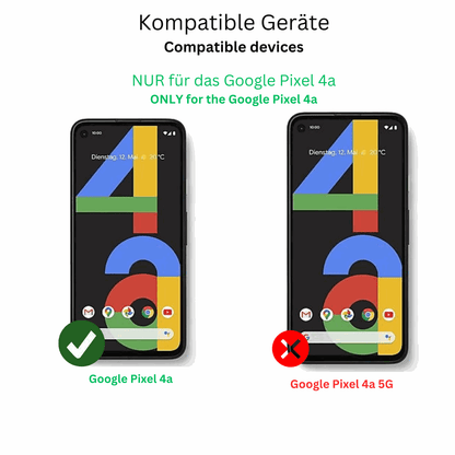 2x Full Cover Screen Protector for Google Pixel 4a – Covers Curved Edges | dipos