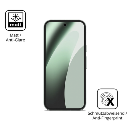 Dünne und entspiegelnde Folie passend zugeschnitten für Google Pixel 10a