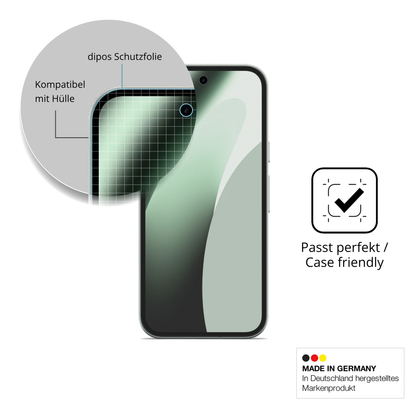 Schutzfolie mit optimaler Passform, zur Verwendung mit Hüllen geeignet
