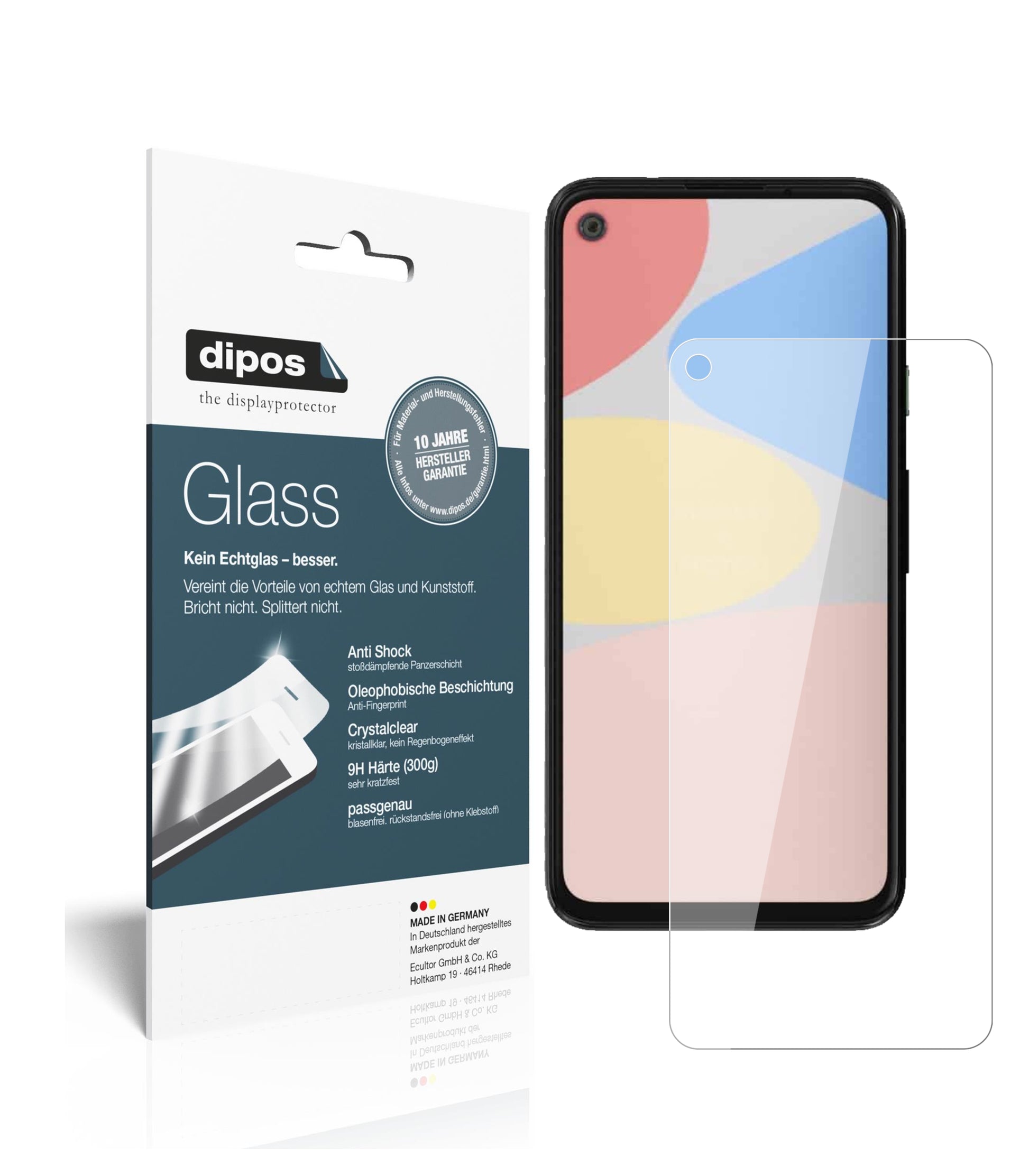 Perfekte Passform und ultimative Qualität: Unser 9H Panzerglas bietet Schutz für Google-Pixel 4a