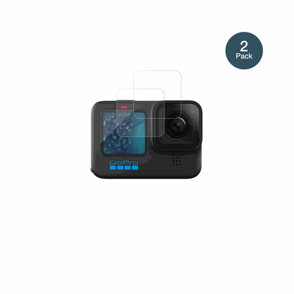 goprohero 11 mit aufgebrachter dipos Panzerfolie, die lästige Fingerabdrücke minimiert