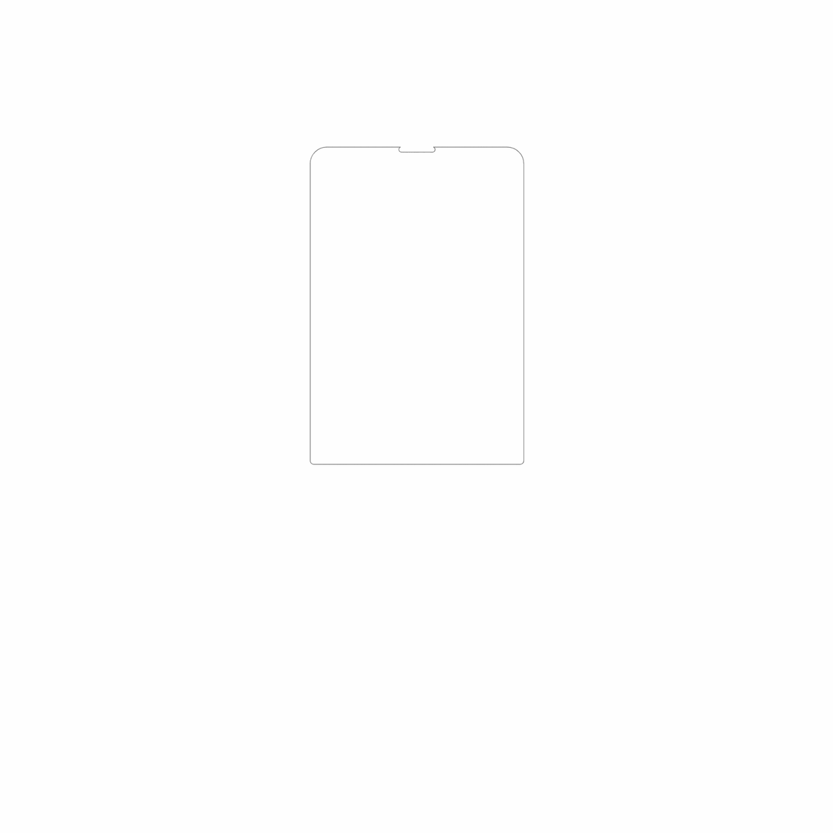 dipos Displayschutz f�r Gotze Jensen GFE320, mattierte Oberfl�che, geringe Dicke und perfekte Passform