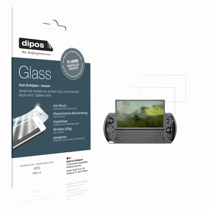 2x Screen Protector for GPD Win 4 Flexible Glass 9H dipos
