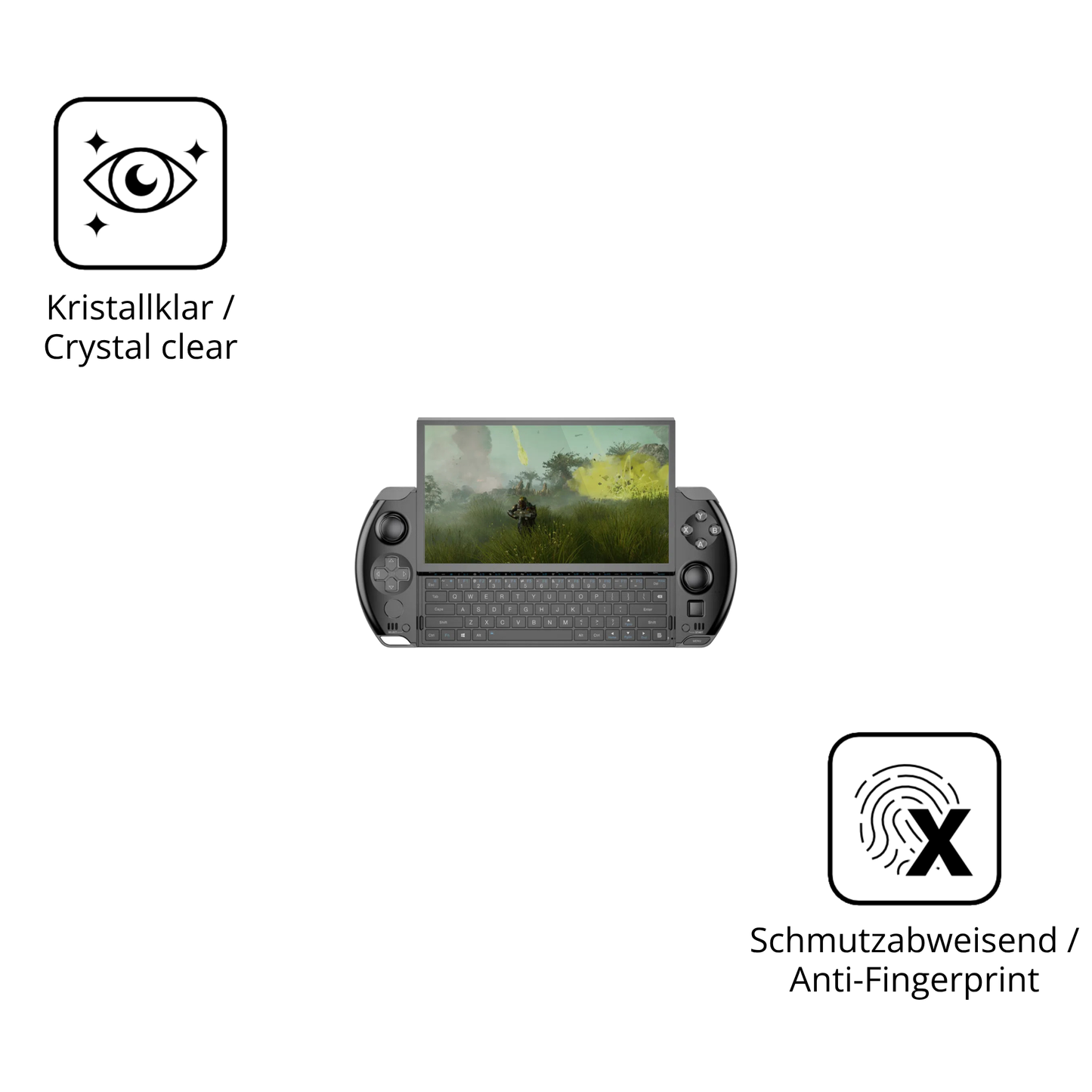 2x 9H Schutzfolie für GPD Win 4 Panzerfolie