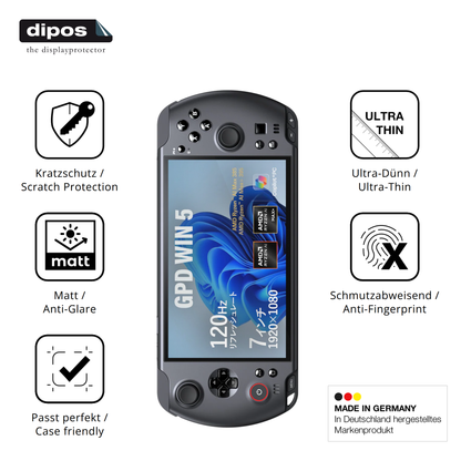 Displayschutz hergestellt in Deutschland, höchste Qualität made in Germany