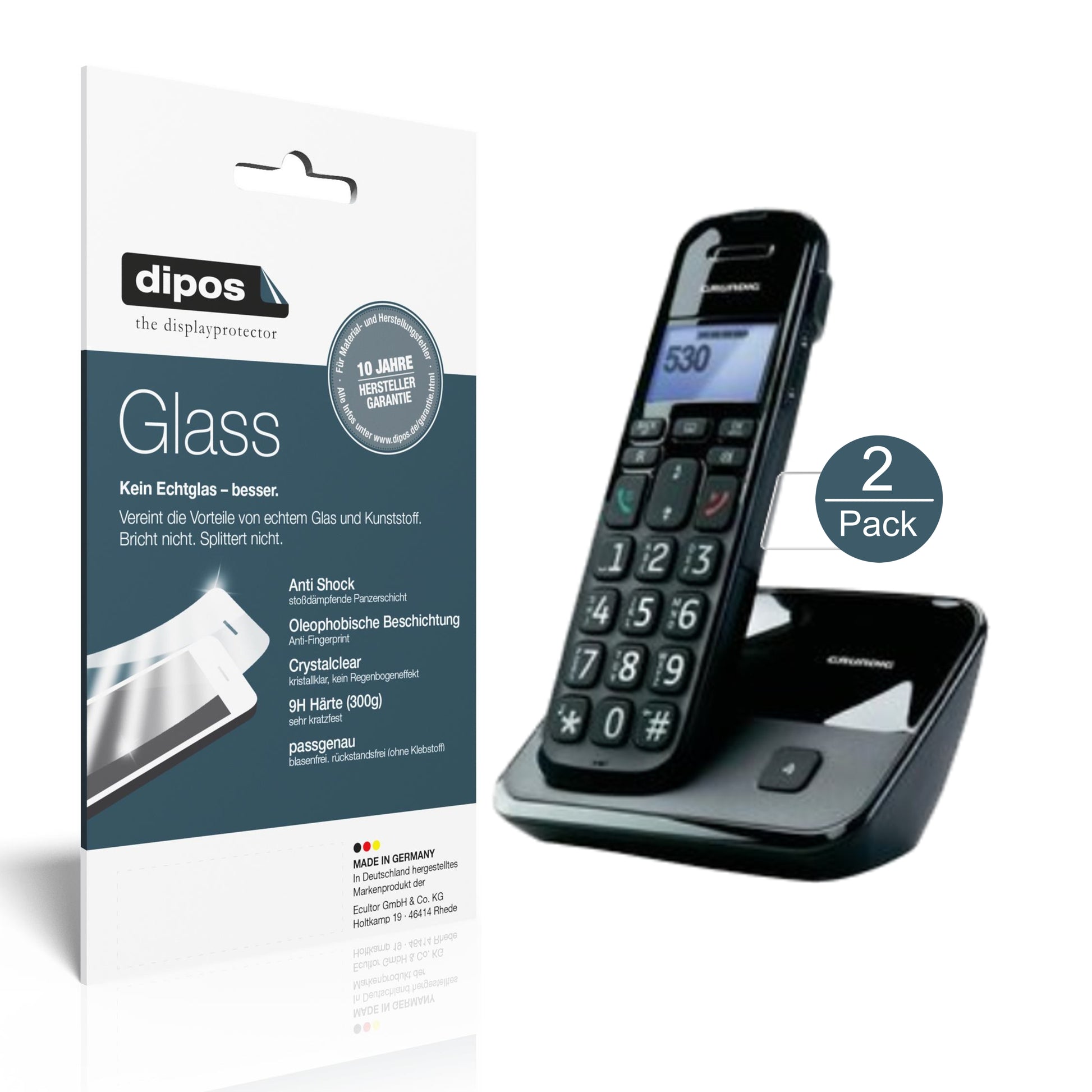 Perfekte Passform und ultimative Qualität: Unser 9H Panzerglas bietet Schutz für Grundig-D530 / D530P