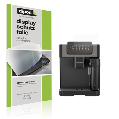 Matte Displayschutzfolie von dipos passend für Grundig KVA 7230, präziser Zuschnitt und blasenfrei montiert