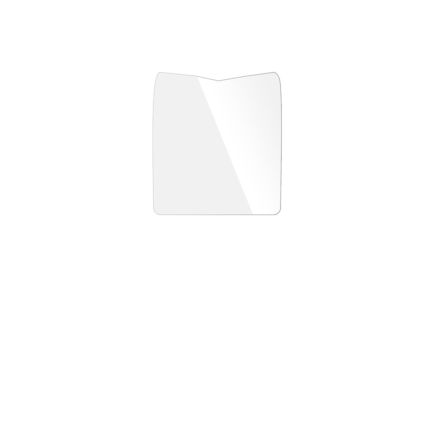 dipos Displayschutz für Guwet D1 Seniorenhandy, transparente Oberfläche, geringe Dicke und perfekte Passform