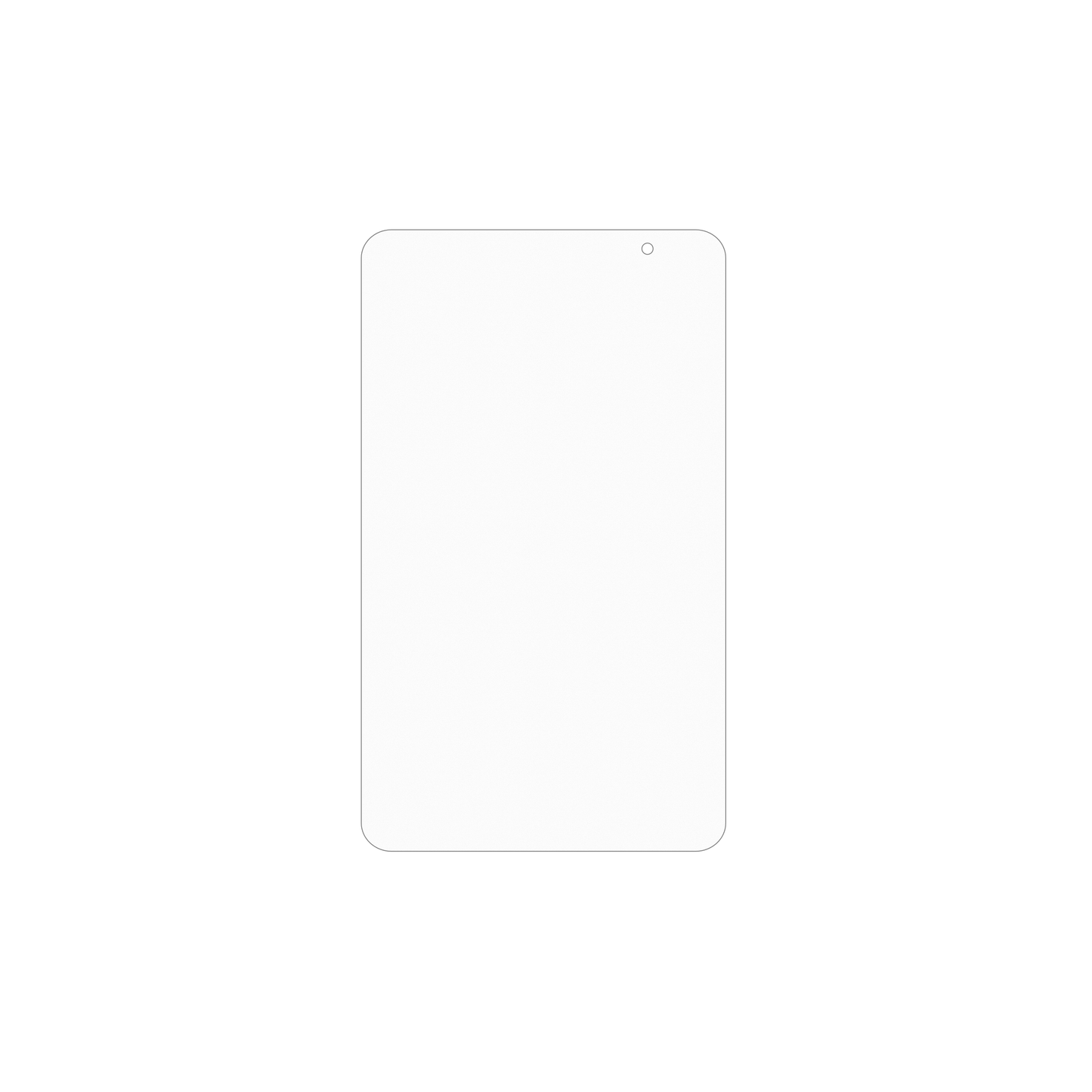 dipos Displayschutz für Haehne Tablet 8 Zoll, mattierte Oberfläche, geringe Dicke und perfekte Passform