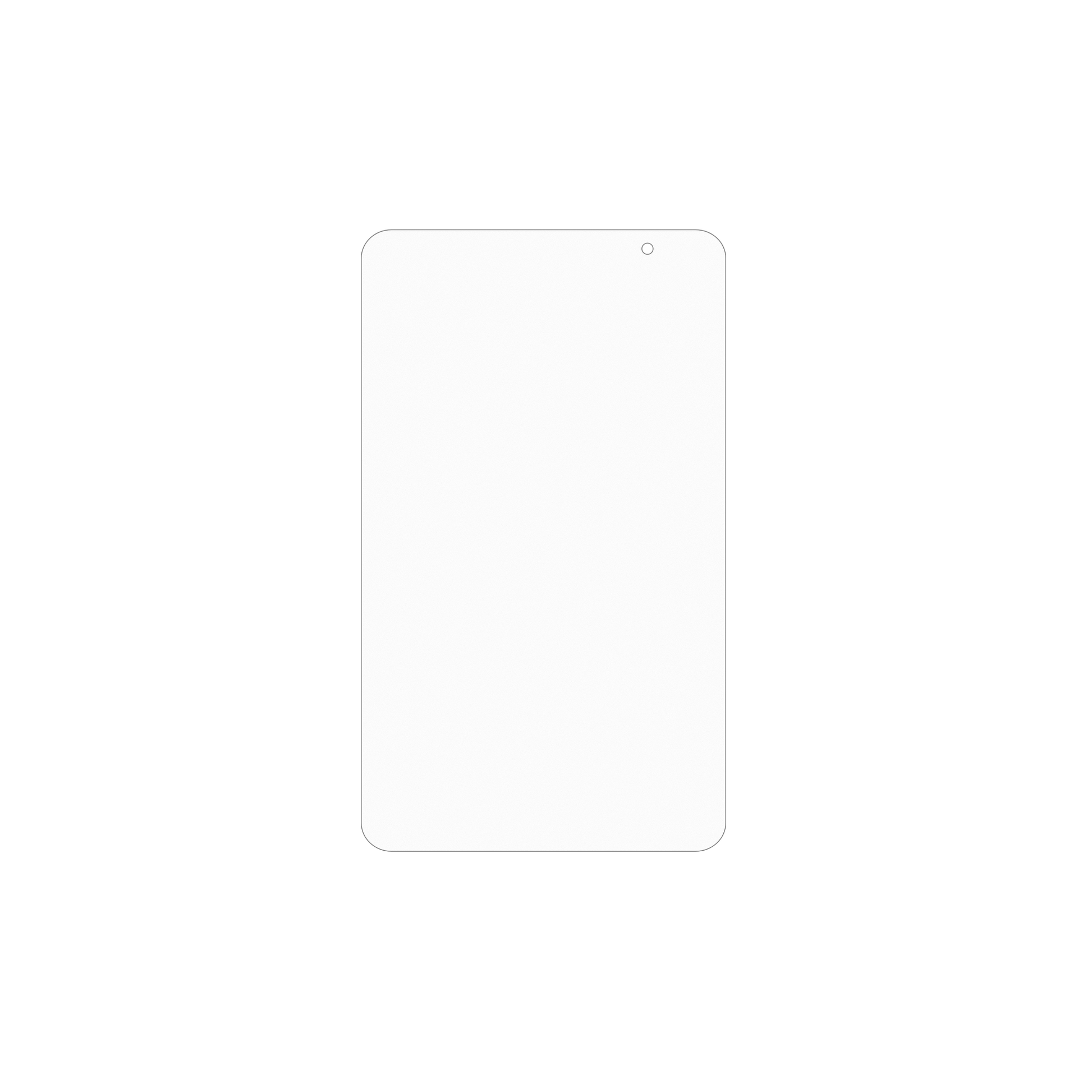 dipos Displayschutz für Haehne Tablet 8 Zoll, mattierte Oberfläche, geringe Dicke und perfekte Passform