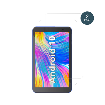 HaehneTablet 8 Zoll mit aufgebrachter dipos Flex Schutzfolie, glasklare Darstellung ohne Einschränkungen