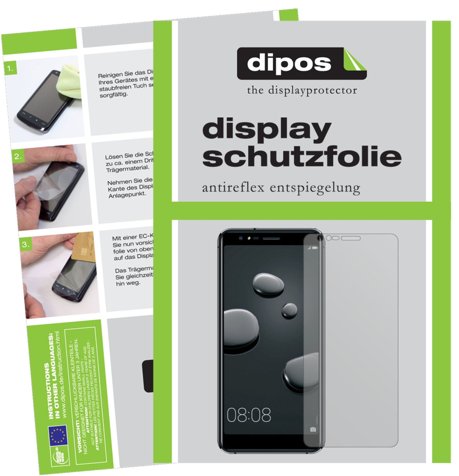 Mattes Panzerglas: Entspiegelte, dünne Folie, Fingerabdruckresistenz und Bildschirmschutz für Haier-P10