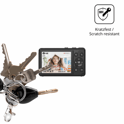 dipos Displayschutz für HAMBEA DC78, mattierte Oberfläche, robuste Festigkeit und perfekte Passform