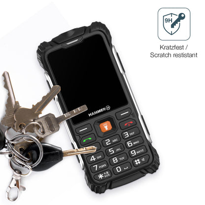 dipos Displayschutz für Hammer H Forge, mattierte Oberfläche, robuste Festigkeit und perfekte Passform