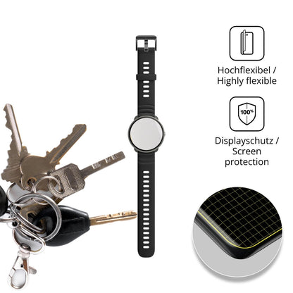 dipos Displayschutz für Hammer Watch Ventus, transparente Oberfläche, geringe Dicke und perfekte Passform