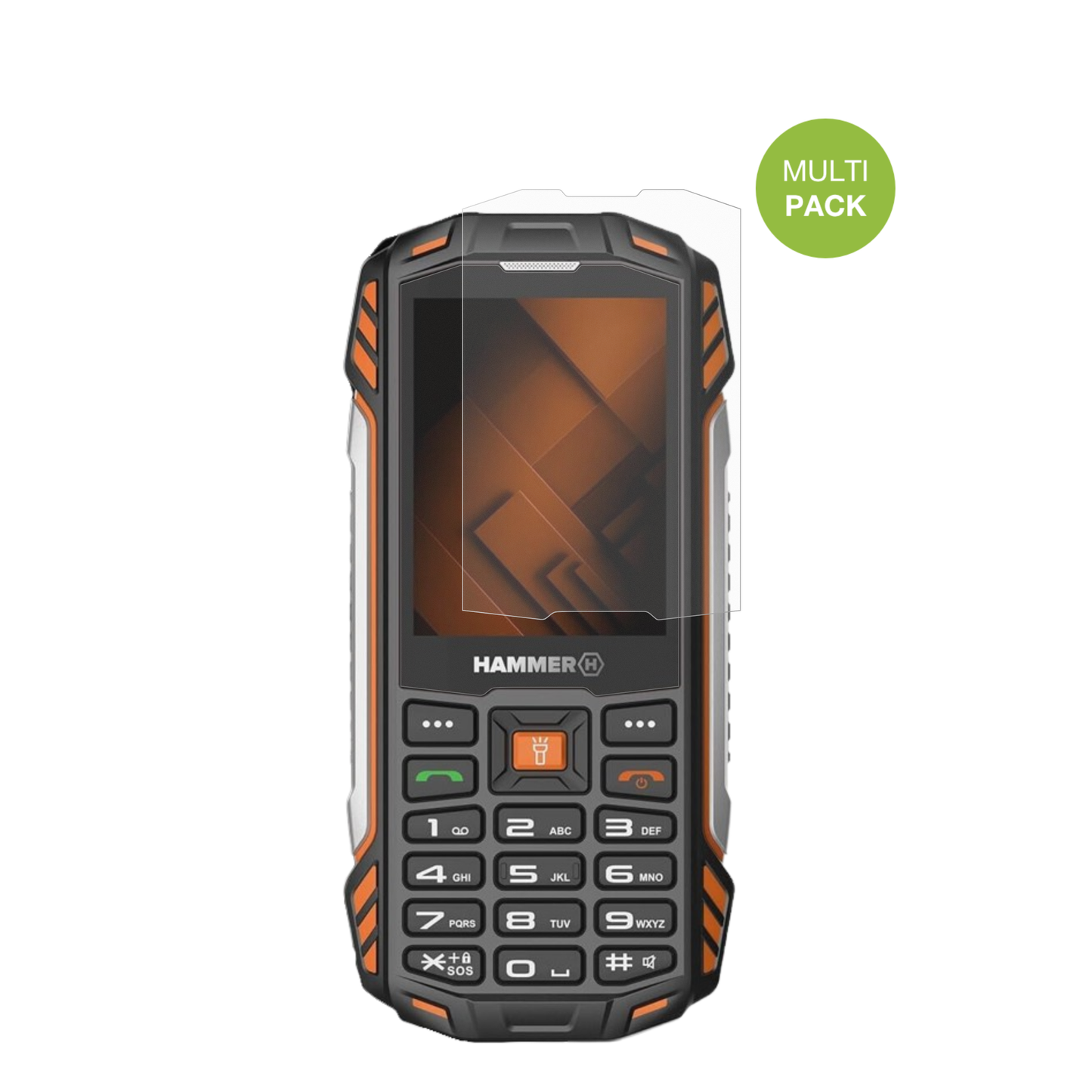 4x Schutzfolie matt für Hammer Power Plus LTE Display-Schutzfolie