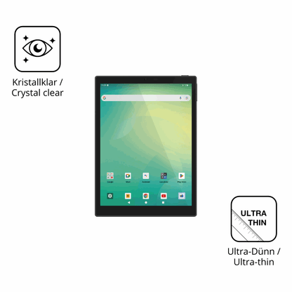 2x Screen Protector for Hannspree Lumo 7.8 Protection Crystal Clear dipos