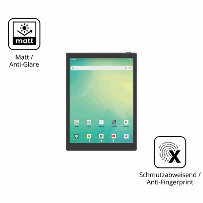 2x Screen Protector for Hannspree Lumo 7.8 matte Flexible Glass 9H dipos