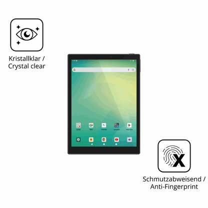 2x Screen Protector for Hannspree Lumo 7.8 Flexible Glass 9H dipos