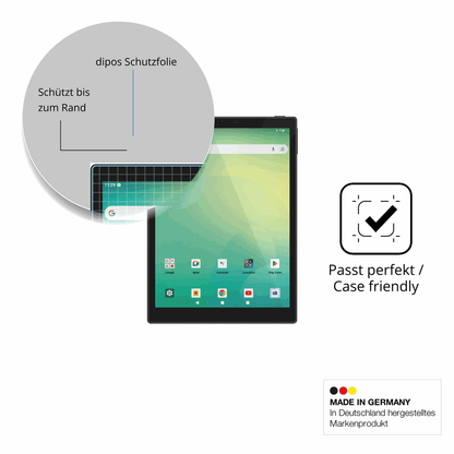 2x Screen Protector for Hannspree Lumo 7.8 Flexible Glass 9H dipos