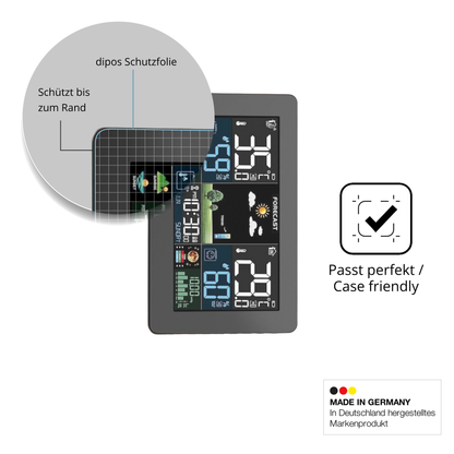 Schutzglasfolie mit optimaler Passform, zur Verwendung mit Hüllen geeignet