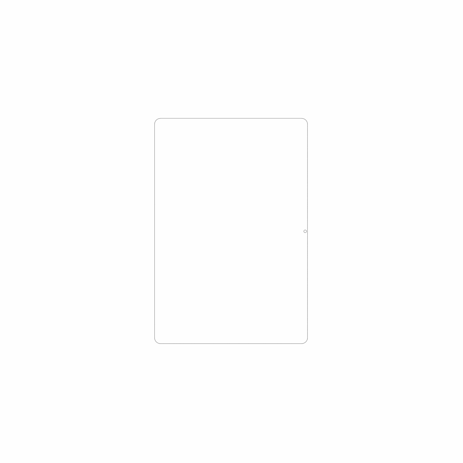 dipos Displayschutz für Hasskya K30 K50 K70 10.1 Zoll, mattierte Oberfläche, geringe Dicke und perfekte Passform