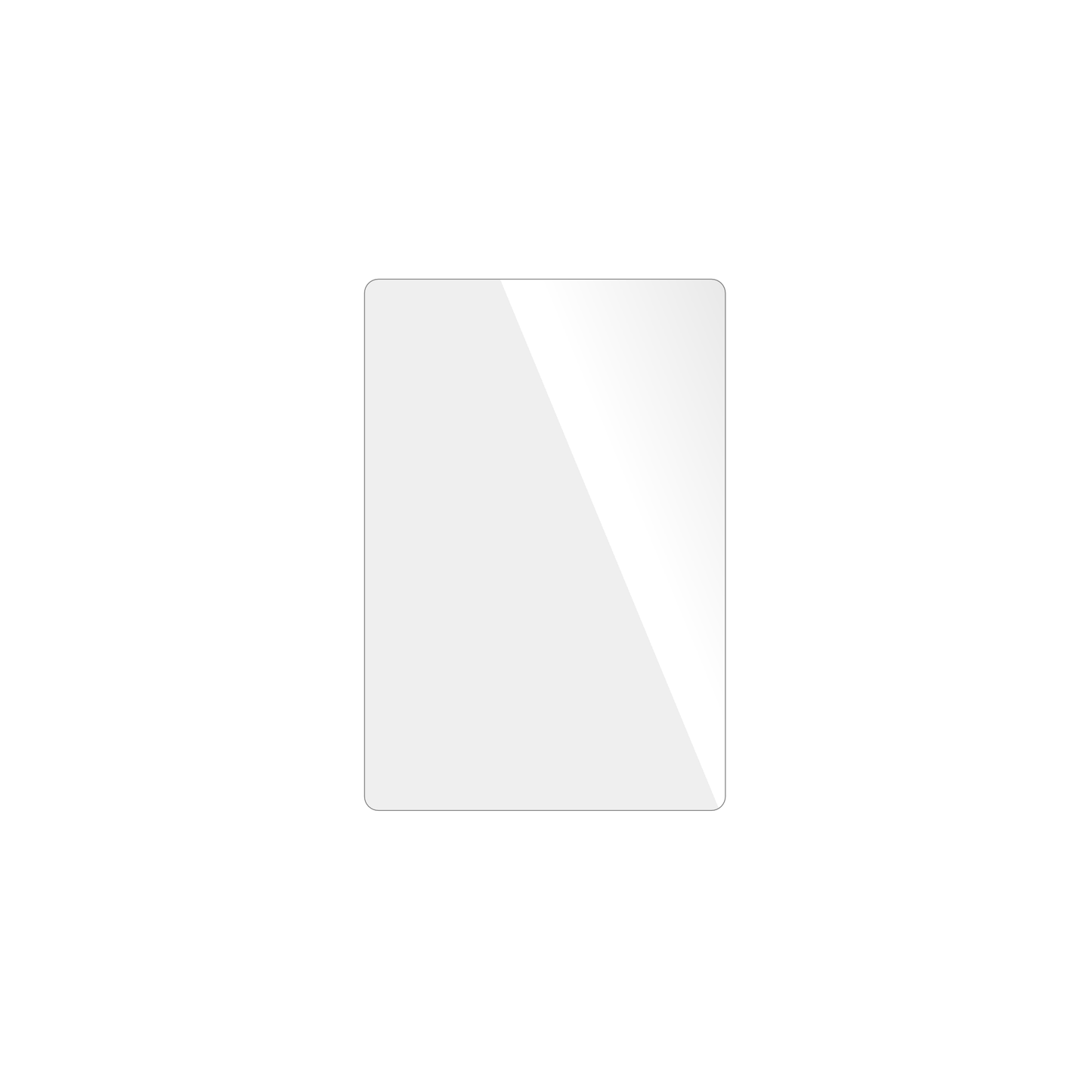 dipos Displayschutz für Hasskya K30 K50 K70 10.1 Zoll, transparente Oberfläche, geringe Dicke und perfekte Passform