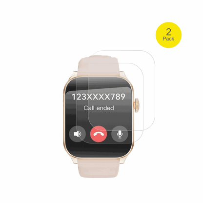 HaulveanSmartwatch 1.91 Zoll 2025 mit aufgebrachter dipos Flex Schutzfolie, glasklare Darstellung ohne Einschränkungen