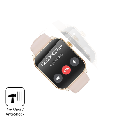 Schutz gegen Kratzer auf dem Haulvean Smartwatch 1.91 Zoll 2025 Glas durch Schlüssel, Stöße gegen die Tischkante oder Stürze
