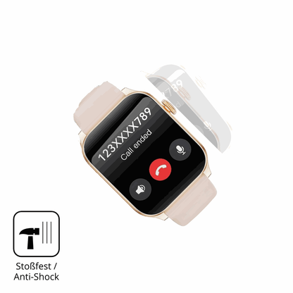 Schutz gegen Kratzer auf dem Haulvean Smartwatch 1.91 Zoll 2025 Glas durch Schlüssel oder Ähnliches