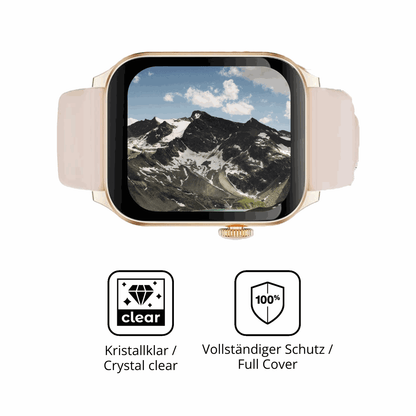 Dünne und klare Folie passend zugeschnitten für Haulvean Smartwatch 1.91 Zoll 2025