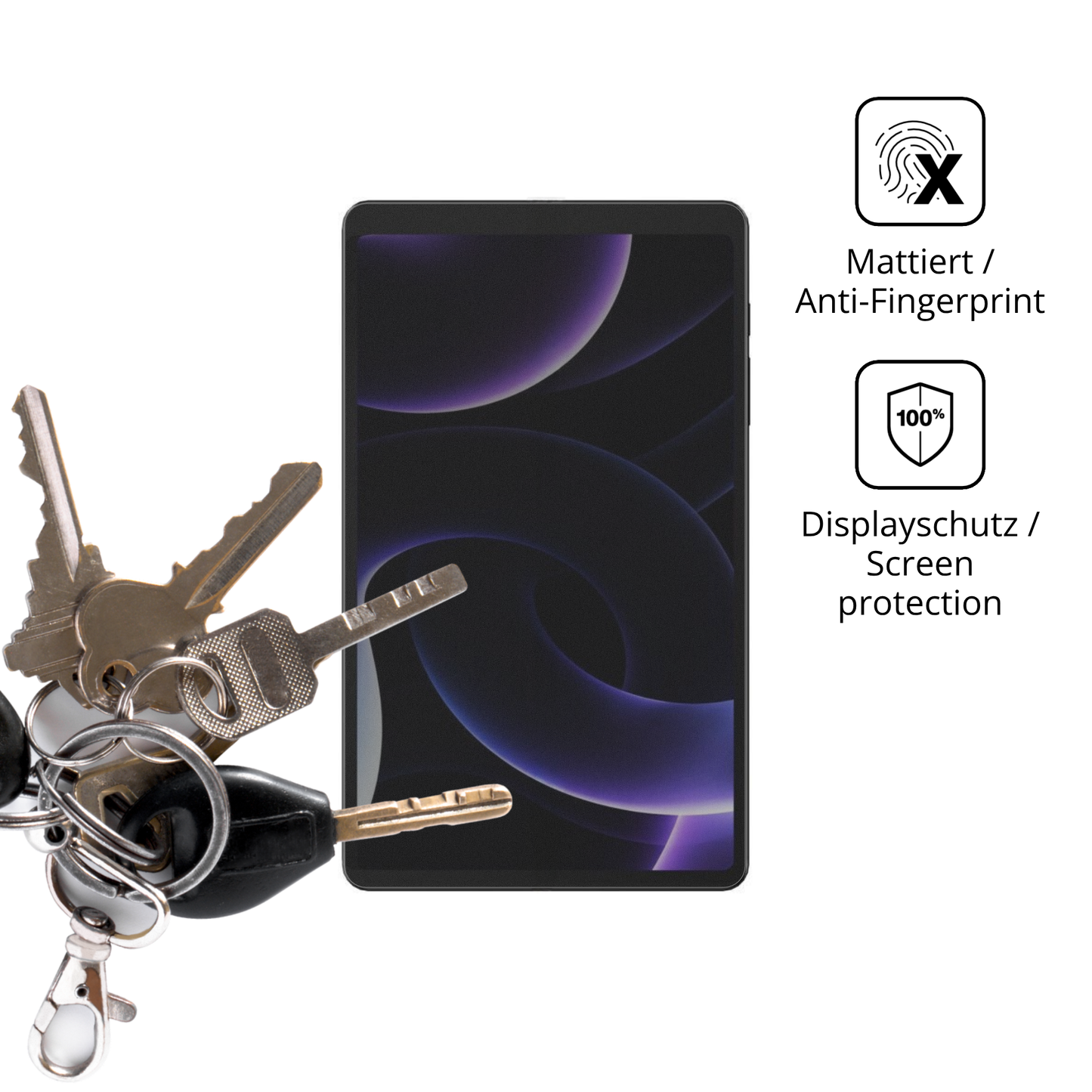 dipos Displayschutz für Headwolf FPad 6 SE, mattierte Oberfläche, Blickschutzfilter und perfekter Passform