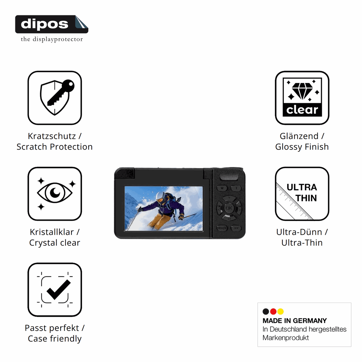 4x Screen Protector for HERBYD A61 Protection Crystal Clear dipos