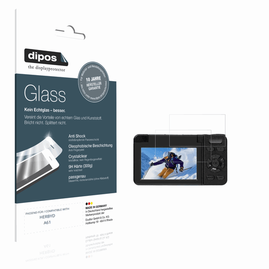 2x Screen Protector for HERBYD A61 Flexible Glass 9H dipos