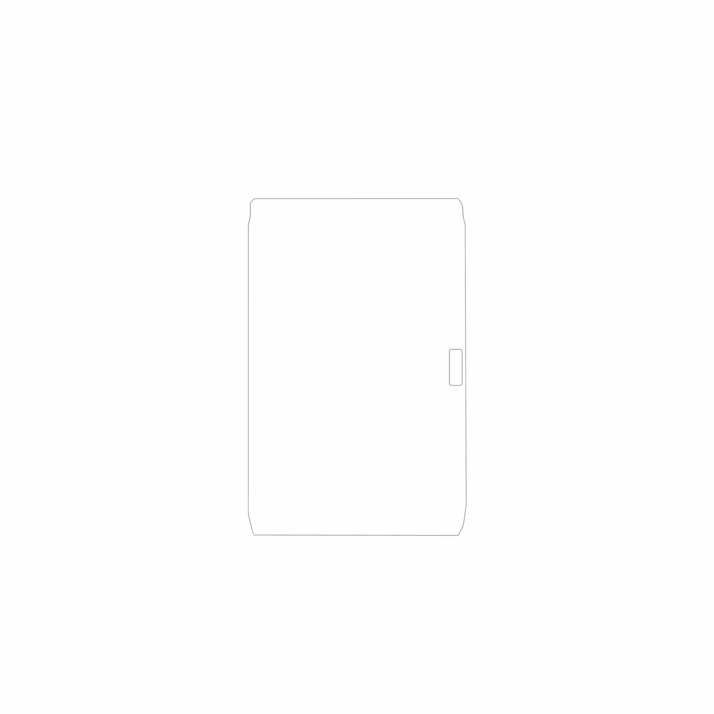 dipos Displayschutz für hermatecsolidtab g99 10 zoll, mattierte Oberfläche, geringe Dicke und perfekte Passform