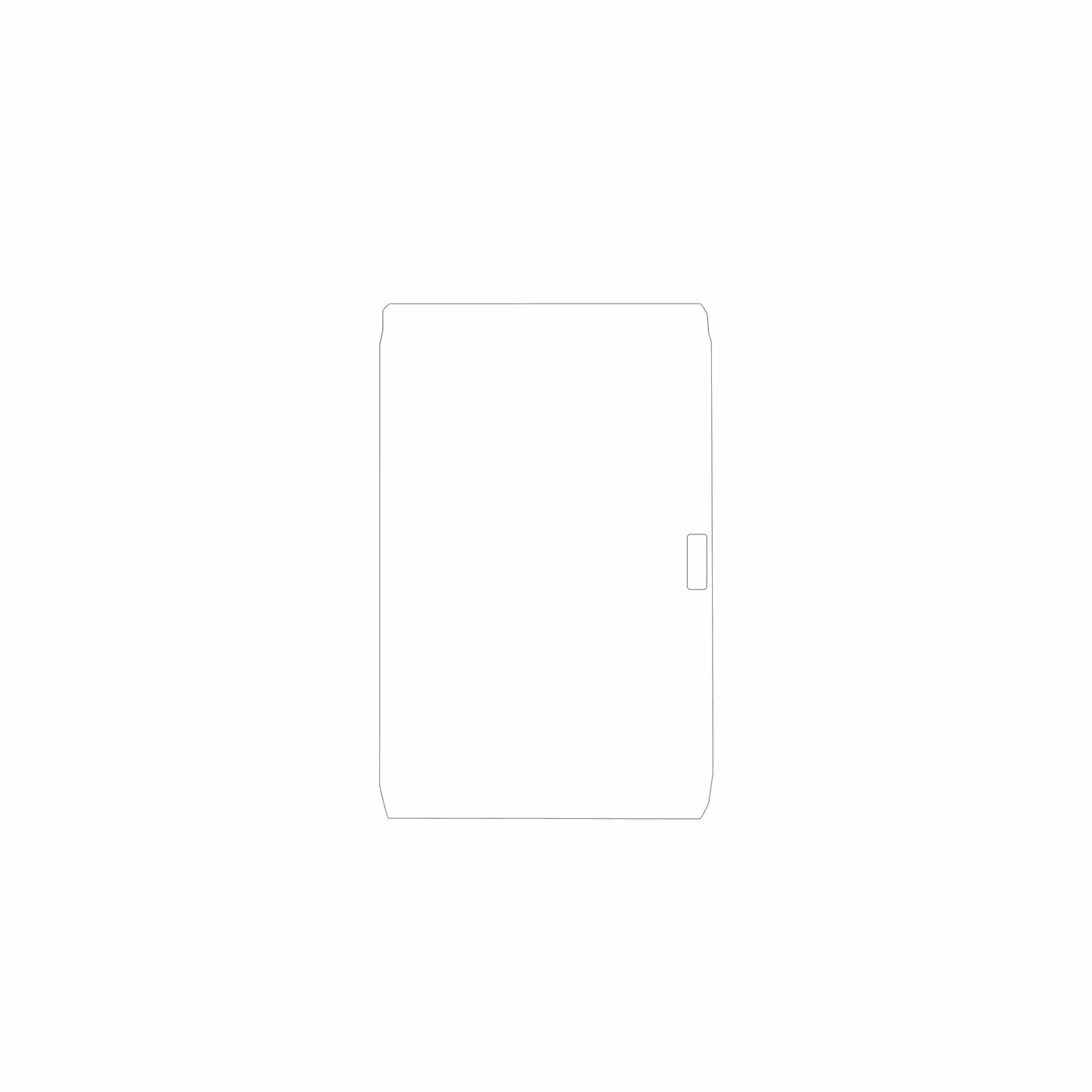 dipos Displayschutz für hermatecsolidtab g99 10 zoll, mattierte Oberfläche, geringe Dicke und perfekte Passform