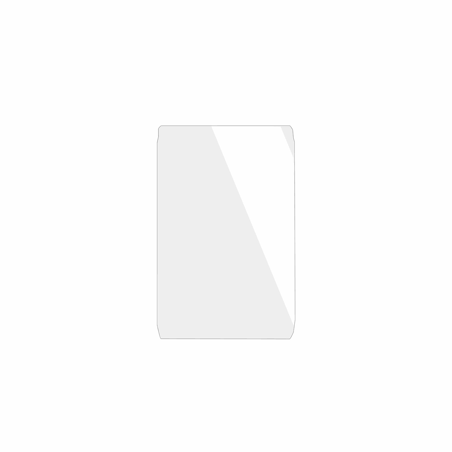 dipos Displayschutz für hermatecsolidtab g99 10 zoll, transparente Oberfläche, geringe Dicke und perfekte Passform