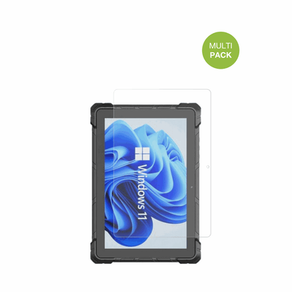 higolef7g rugged tablet 10.1 zoll mit aufgebrachter dipos Displayschutzfolie, die lästige Fingerabdrücke minimiert