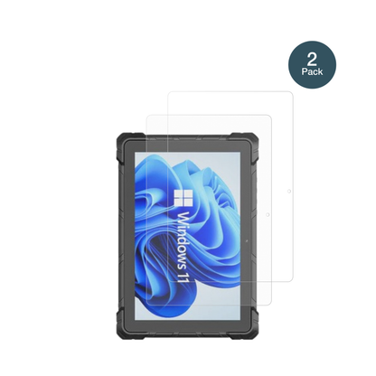 higolef7g rugged tablet 10.1 zoll mit aufgebrachter dipos Panzerfolie, die lästige Fingerabdrücke minimiert