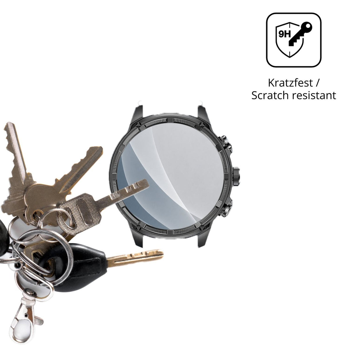 dipos Displayschutz für HIRREO FV13, mattierte Oberfläche, robuste Festigkeit und perfekte Passform
