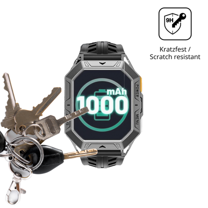 dipos Displayschutz für HIRREO TX12, mattierte Oberfläche, robuste Festigkeit und perfekte Passform